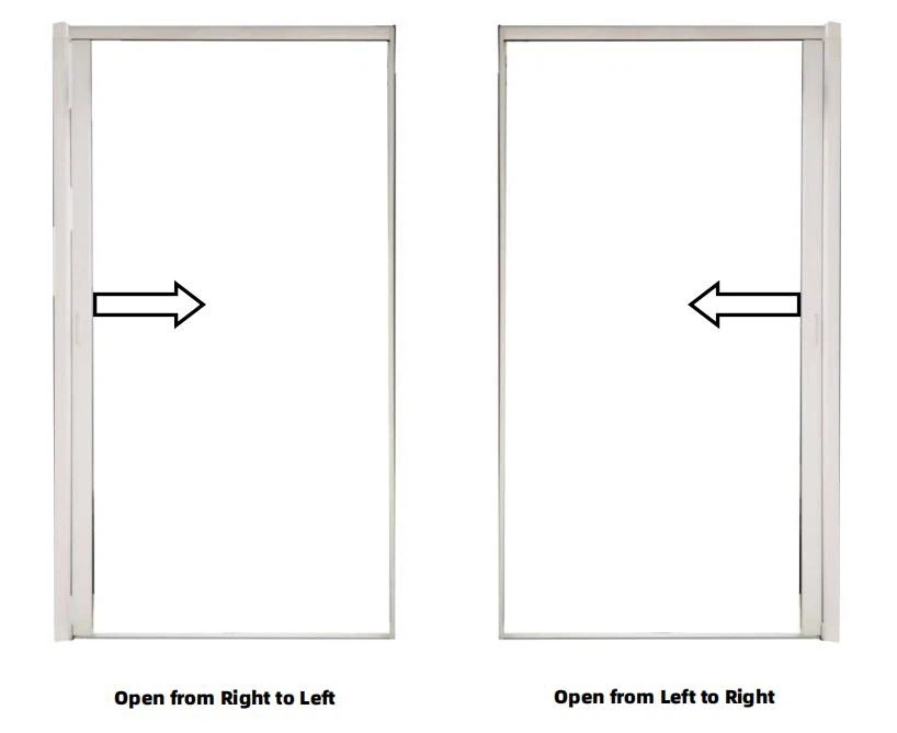 Low Bottom Track Retractable Fly Screen Door factory
