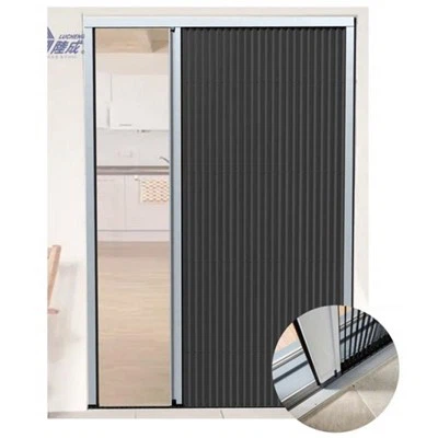 Cuttable Low Bottom Track Caterpillar Screen Door