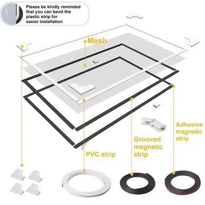 Magnetic Insect Screen Window