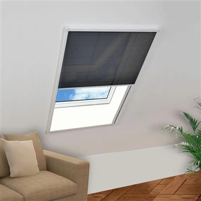 Pleated Insect Screen for Skylight